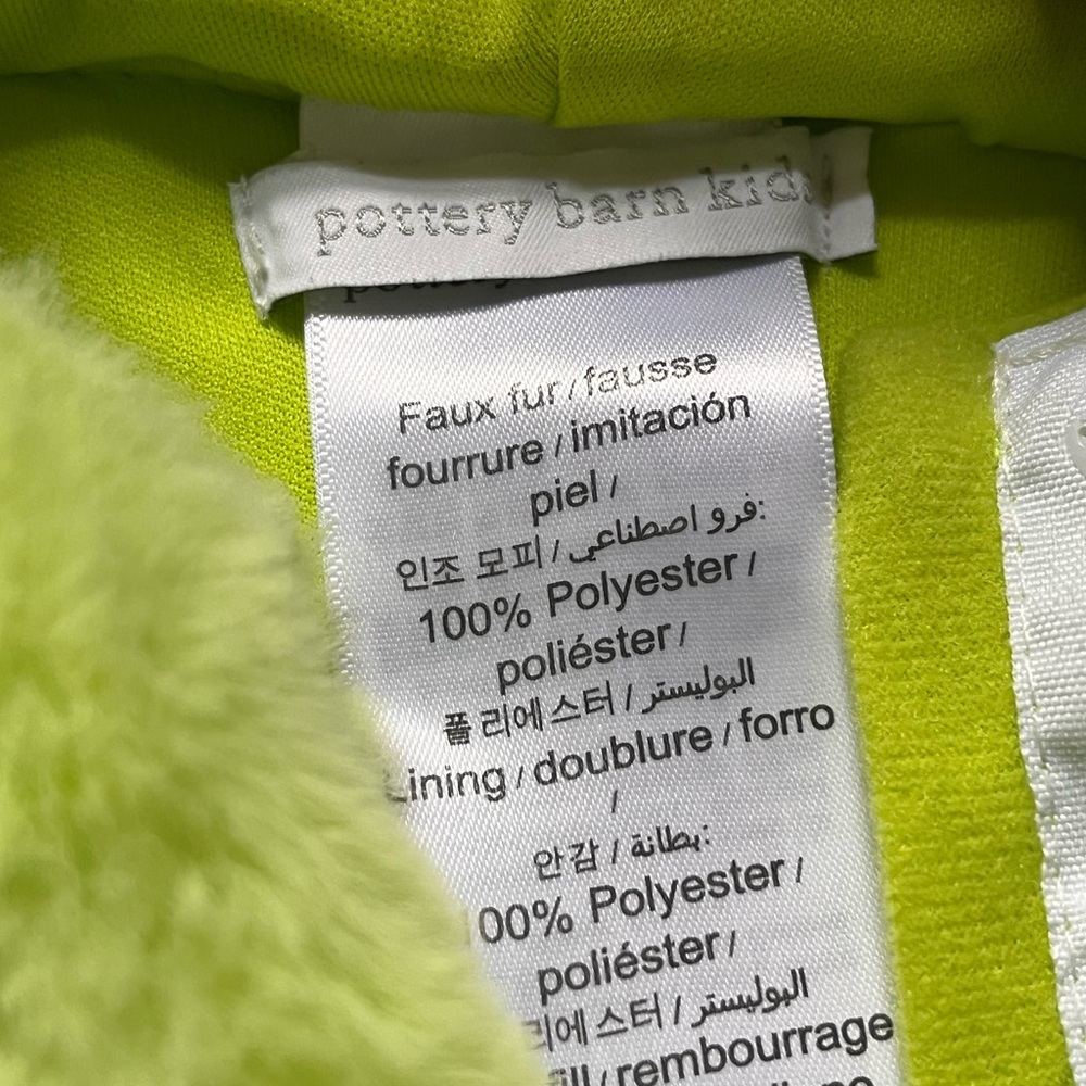Pottery Barn Kids Green Alien Costume 6-12 Months - Picture 3 of 12